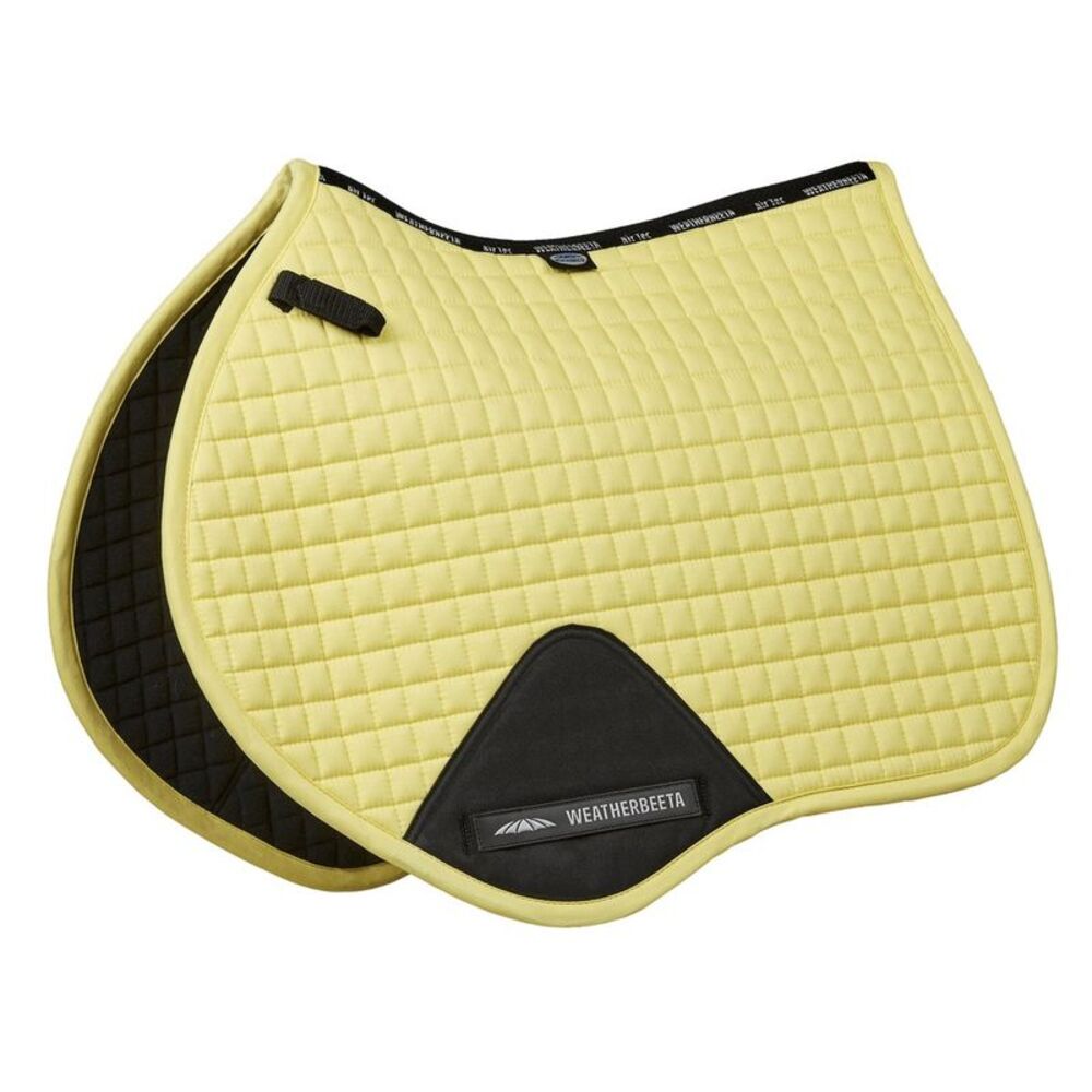 Weatherbetta Prime Jump Butter Yellow Saddle Pad Horse size